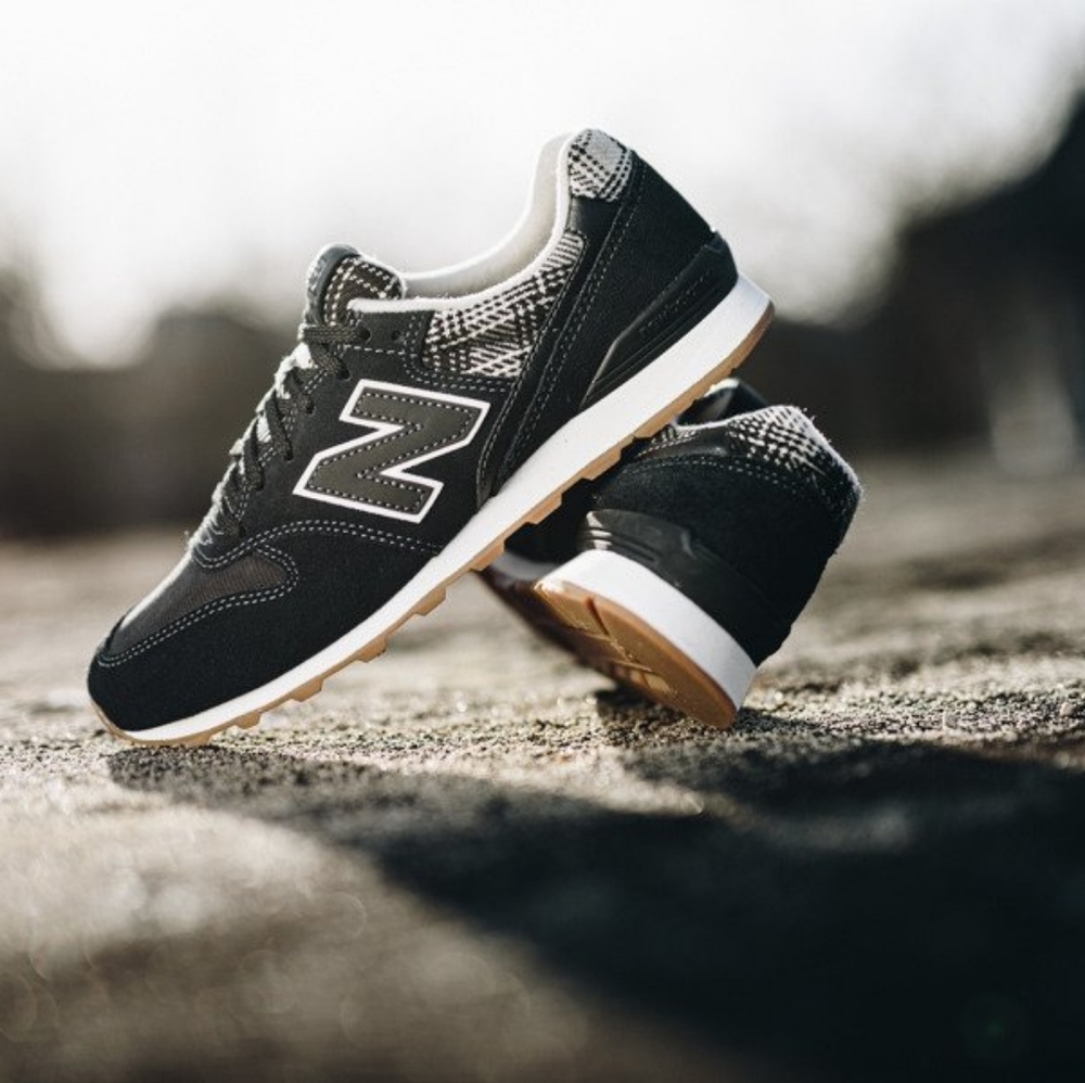 New Balance Black and white Buffalo Check 996